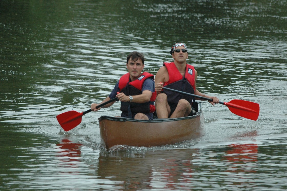 Kanutour im Juli 2005